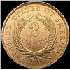 Image 2 : 1866 Two Cent Piece UNCIRCULATED