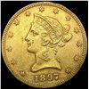 Image 1 : 1897 $10 Gold Eagle UNCIRCULATED