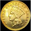 Image 1 : 1878 $3 Gold Piece CLOSELY UNCIRCULATED