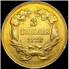 Image 2 : 1878 $3 Gold Piece CLOSELY UNCIRCULATED