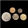 Image 2 : (5) Varied US Coinage (1848, 1931, 1938-D, 1950-D,