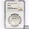 Image 1 : 2005 US 1oz. Platinum Peace $100 Eagle NGC MS69