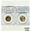 Image 1 : (2) US Washington Quarter PCGS MS66 1947-1956