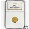 Image 1 : 1926 $2.50 Gold Quarter Eagle NGC MS61