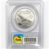 Image 2 : 2003 US 1oz. Platinum $100 Statue Lib PCGS MS69