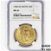 Image 1 : 1908 $20 Gold Double Eagle NGC MS63 NO MOTTO