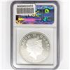 Image 2 : 2009 G. Britain Olympic SILV 5 Pounds NGC PF70 UC