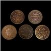 Image 2 : (5) Large Cents (1837, 1838, 1841, 1845, 1846) NIC
