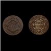 Image 2 : (2) Large Cents (1817, 1822) NICELY CIRCULATED