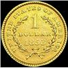 Image 2 : 1853 Rare Gold Dollar UNCIRCULATED