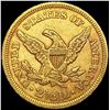 Image 2 : 1857 $2.50 Gold Quarter Eagle CLOSELY UNCIRCULATED