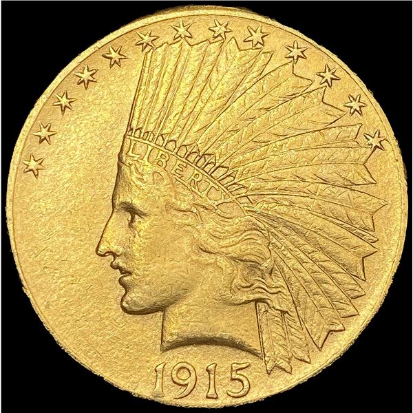 1915 $10 Gold Eagle CLOSELY UNCIRCULATED