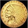 Image 1 : 1910 $2.50 Gold Quarter Eagle CLOSELY UNCIRCULATED