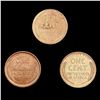 Image 2 : (3) Wheat Cents (1909 VDB, 1911, 1924-S) UNCIRCULA