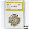 Image 1 : 1925-S Jubilee Half Dollar PGA MS64