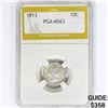 Image 1 : 1913 Barber Dime PGA MS63