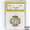 Image 1 : 1917-D Standing Liberty Quarter PGA MS62 Type 2