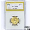 Image 1 : 1995  PGA MS69 $10 .25ozAmerican Eagle Gold