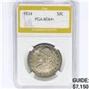 Image 1 : 1834 Capped Bust Half Dollar PGA MS64+