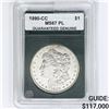 Image 1 : 1890-CC Morgan Silver Dollar GG MS67 PL
