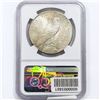 Image 2 : 1927 Silver Peace Dollar NGC MS62