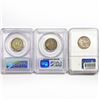 Image 2 : (3) Silver Wash. Quarters PCGS/NGC MS/PR (1953-S,