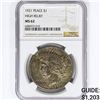 Image 1 : 1921 Silver Peace Dollar NGC MS62 High Relief