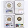 Image 2 : (4) Silver Wash. Quarters PCGS/NGC MS/PR (1952-S,