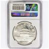 Image 2 : 1990 China Silver 10 Yuan NGC  GEM UNC
