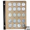 Image 1 : 1941-1947 Lib Walk Half Dollar Book (20 coins)