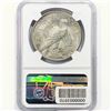 Image 2 : 1921 Silver Peace Dollar NGC MS62 High Relief