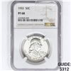 Image 1 : 1955 Franklin Half Dollar NGC PF68