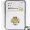 Image 1 : 1904 $2.50 Gold Quarter Eagle NGC MS63