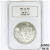 Image 1 : 1882-CC Morgan Silver Dollar NGC MS64