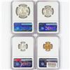 Image 2 : (4) 1936 US Coin Set (50C, 25C, 10C, 1C) NGC MS