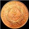 Image 2 : 1864 Two Cent Small Motto UNCIRCULATED