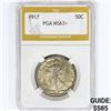 Image 1 : 1917 Walking Liberty Half Dollar PGA MS63+