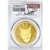 Image 2 : 2021 1.5 Euro 1oz Gold Dannreuther Signed PCGS PR7