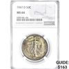Image 1 : 1947-D Walking Liberty Half Dollar NGC MS64