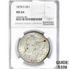 Image 1 : 1878-S Morgan Silver Dollar NGC MS64