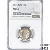 Image 1 : 1913 Buffalo Nickel NGC MS66