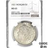 Image 1 : 1921 Morgan Silver Dollar NGC MS63