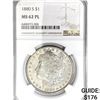 Image 1 : 1880-S Morgan Silver Dollar NGC MS62 PL