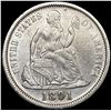 Image 1 : 1891 Seated Liberty Dime ABOUT UNCIRCULATED