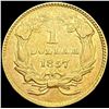 Image 2 : 1857 Rare Gold Dollar CLOSELY UNCIRCULATED