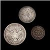 Image 2 : (3) Varied US Coinage (1838, 1898, 1866) NICELY CI