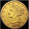 Image 1 : 1878-S $5 Gold Half Eagle CLOSELY UNCIRCULATED
