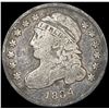 Image 1 : 1834 No Crosslet Lg 4 Capped Bust Dime NICELY CIRC