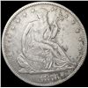 Image 1 : 1876 Seated Liberty Half Dollar CLOSELY UNCIRCULAT