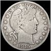 Image 1 : 1915 Barber Half Dollar NICELY CIRCULATED